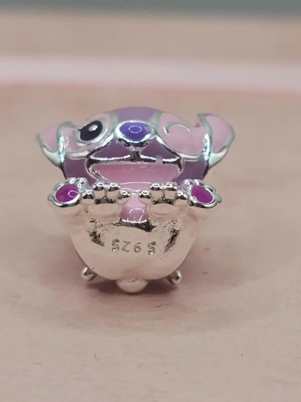 Sterling Silver 925 Disney Full-Body Angel from Stitch Charm